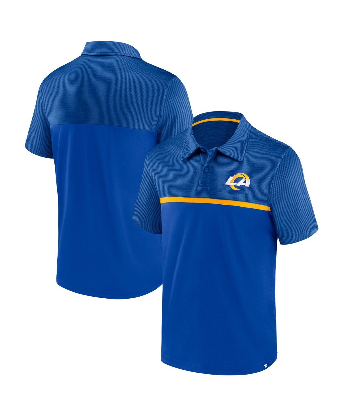 Men's FanaticsLos Angeles Rams Primary Polo Shirt - Royal