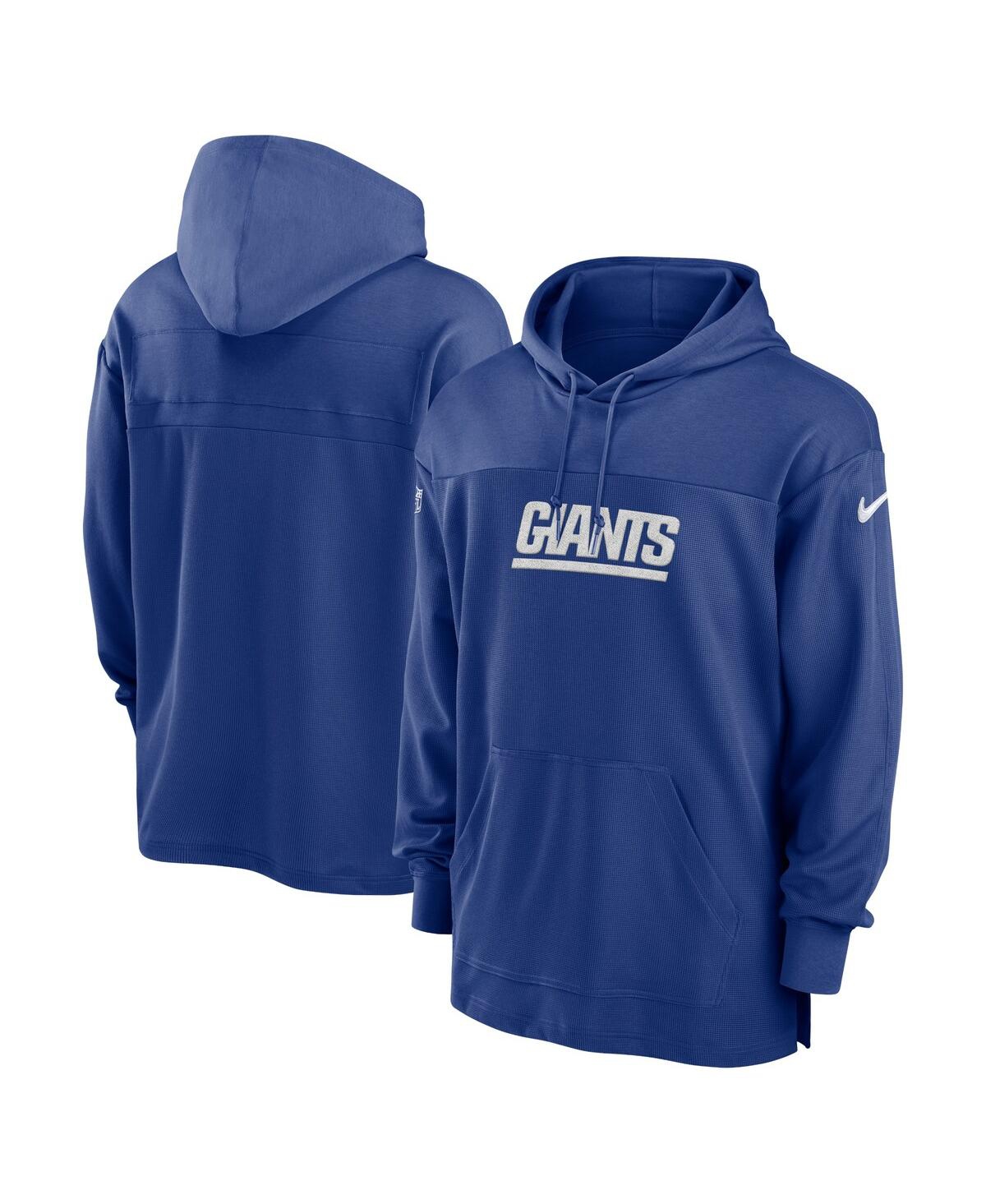 Men's NikeNew York Giants 2023 Sideline Performance Hooded Top - Royal