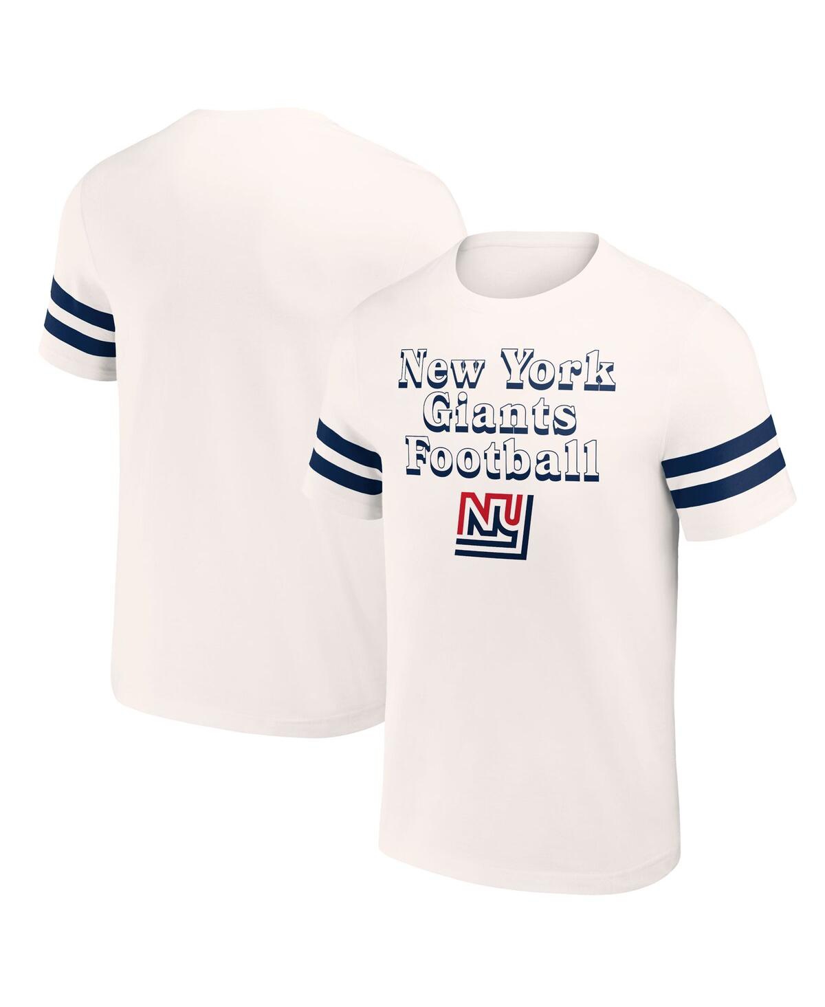 Men's Nfl x Darius Rucker Collection by Fanatics Cream New York Giants Vintage-Like T-shirt - Cream