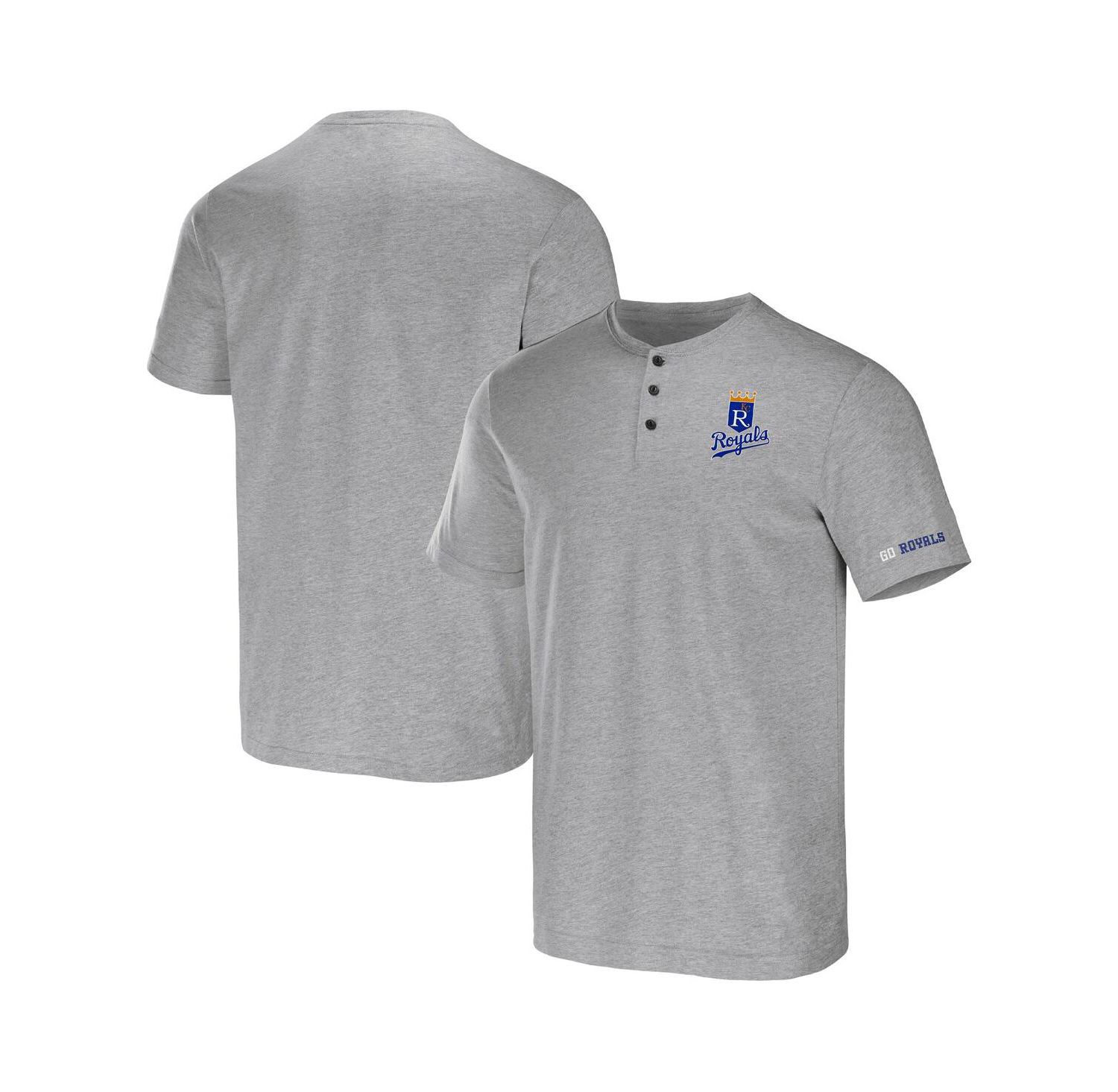 Men's Darius Rucker Collection by Heather Gray Kansas City Royals Henley T-shirt