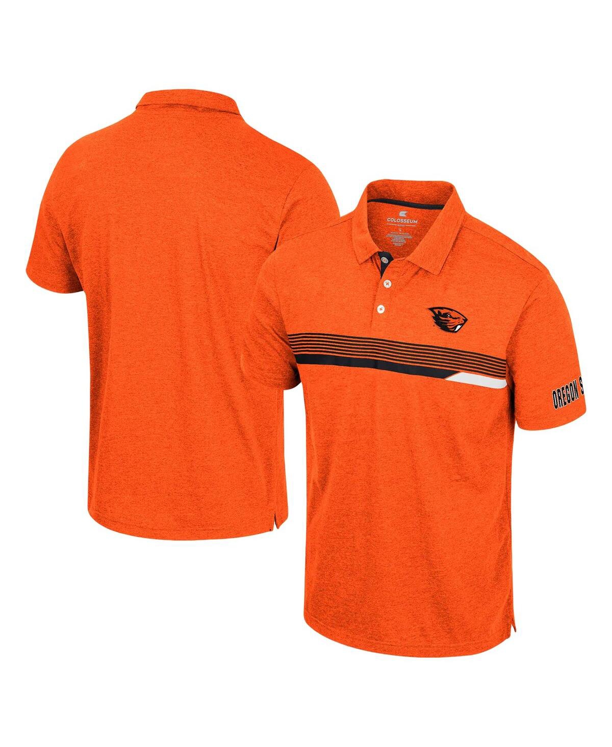 Men's Colosseum Orange Oregon State Beavers No Problemo Polo Shirt - Orange
