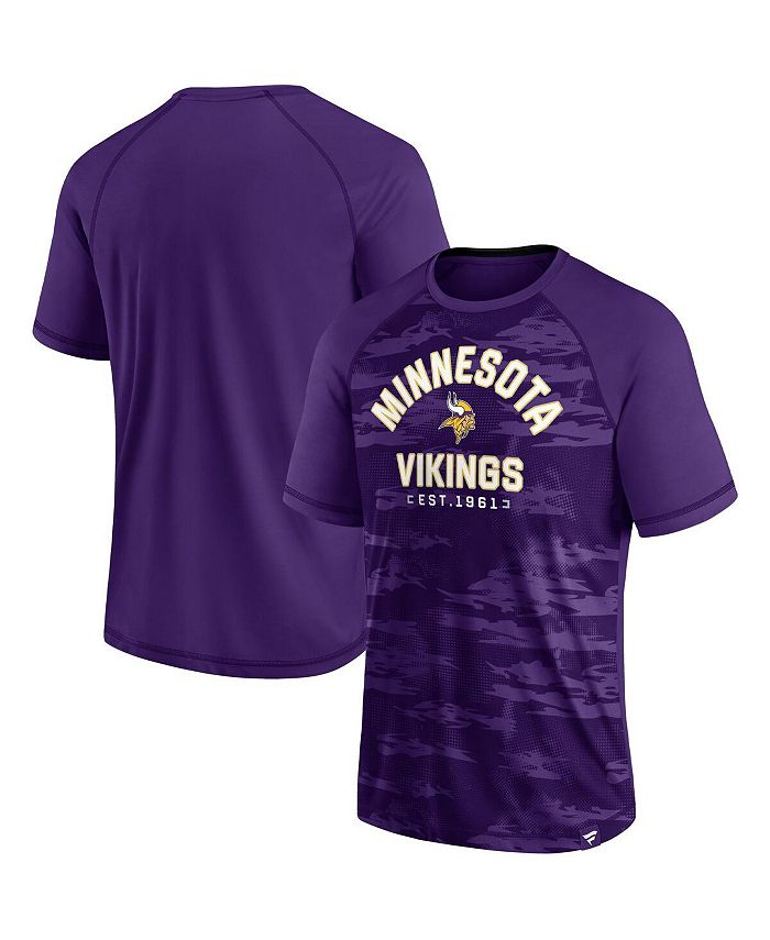 Fanatics Men's Purple Minnesota Vikings Hail Mary Raglan T-shirt - Macy's