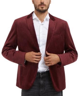 GUESS - Men's Fulham Velvet Blazer