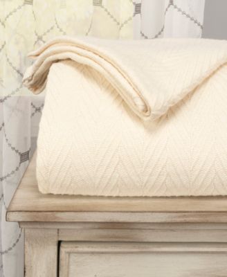 Chevron All Season Cotton Blanket, Full/Queen