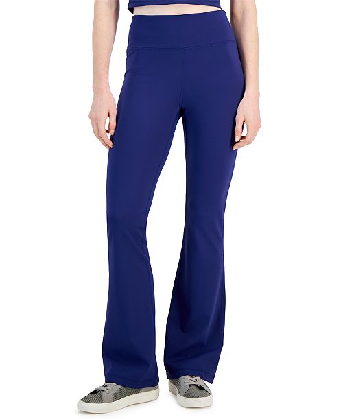 alfani ID Ideology Women's High Rise Flare Leggings Created for Macy's Women's Fashion Shoes & Accessories