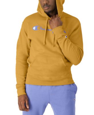 Champion Men's Script Logo Powerblend Hoodie - Macy's