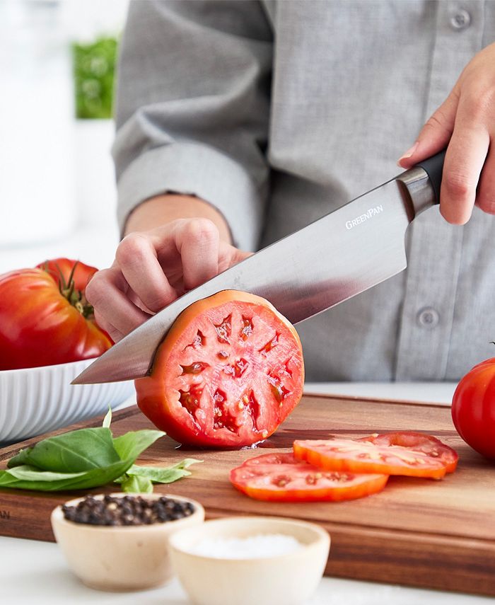 GreenPan Titanium 3Piece Knife and Cutting Board Set Macy's