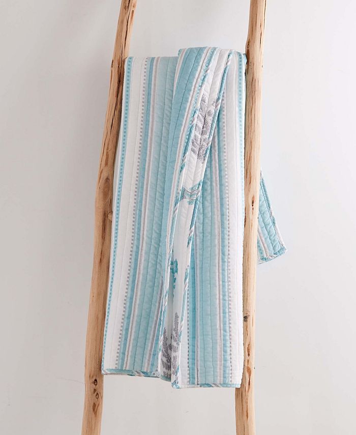 Levtex Cape Coral Reversible Quilted Throw, 50" x 60" Macy's