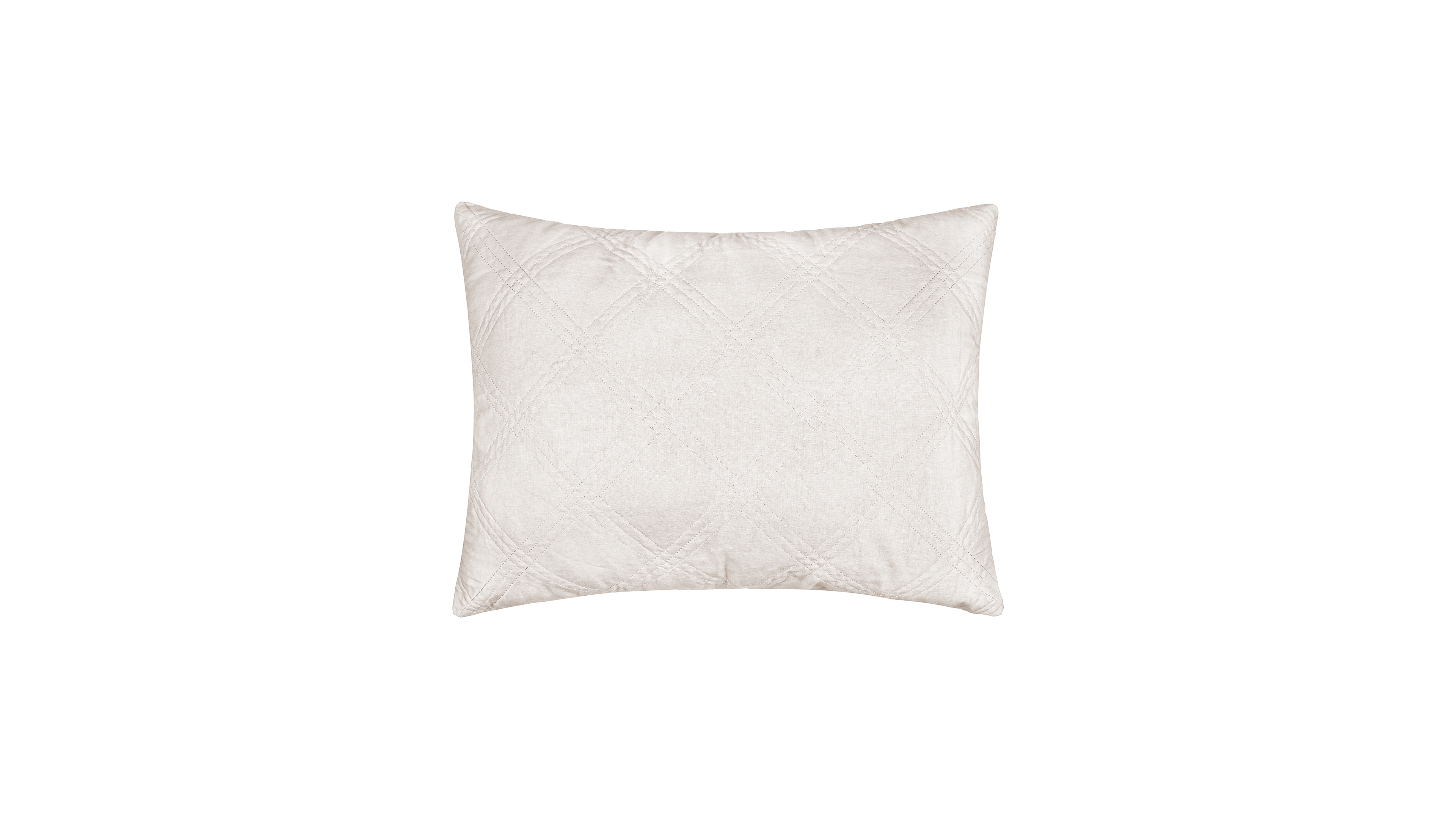 Levtex Washed Linen Relaxed Textured Quilted Sham, King