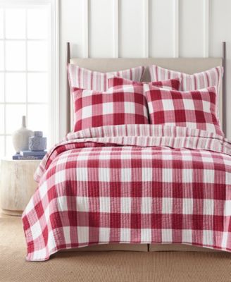 Camden Buffalo Check Reversible 3-Pc. Quilt Set, Full/Queen