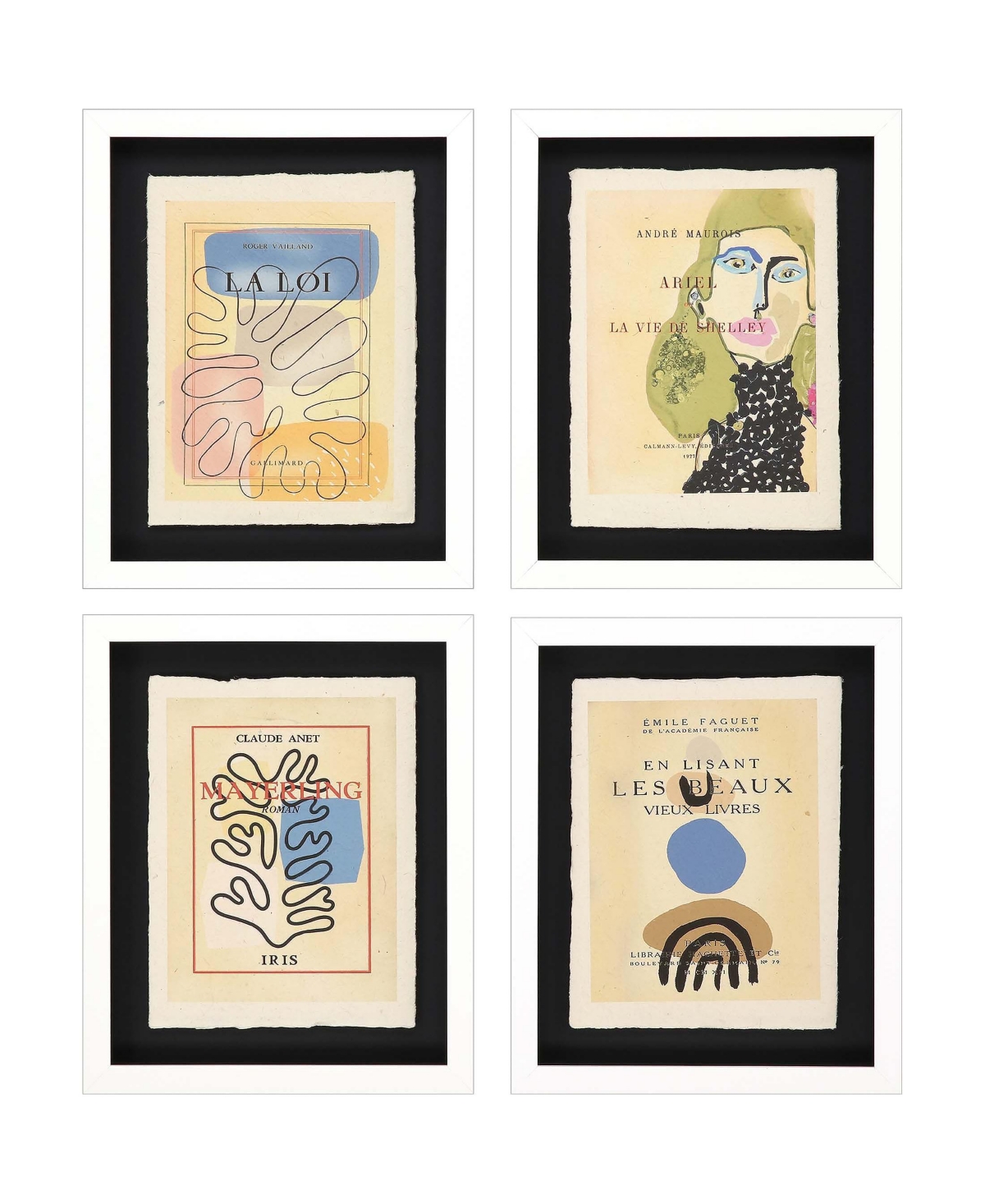 Paragon Picture Gallery Lepal I Framed Art, Set Of 4 In Multi