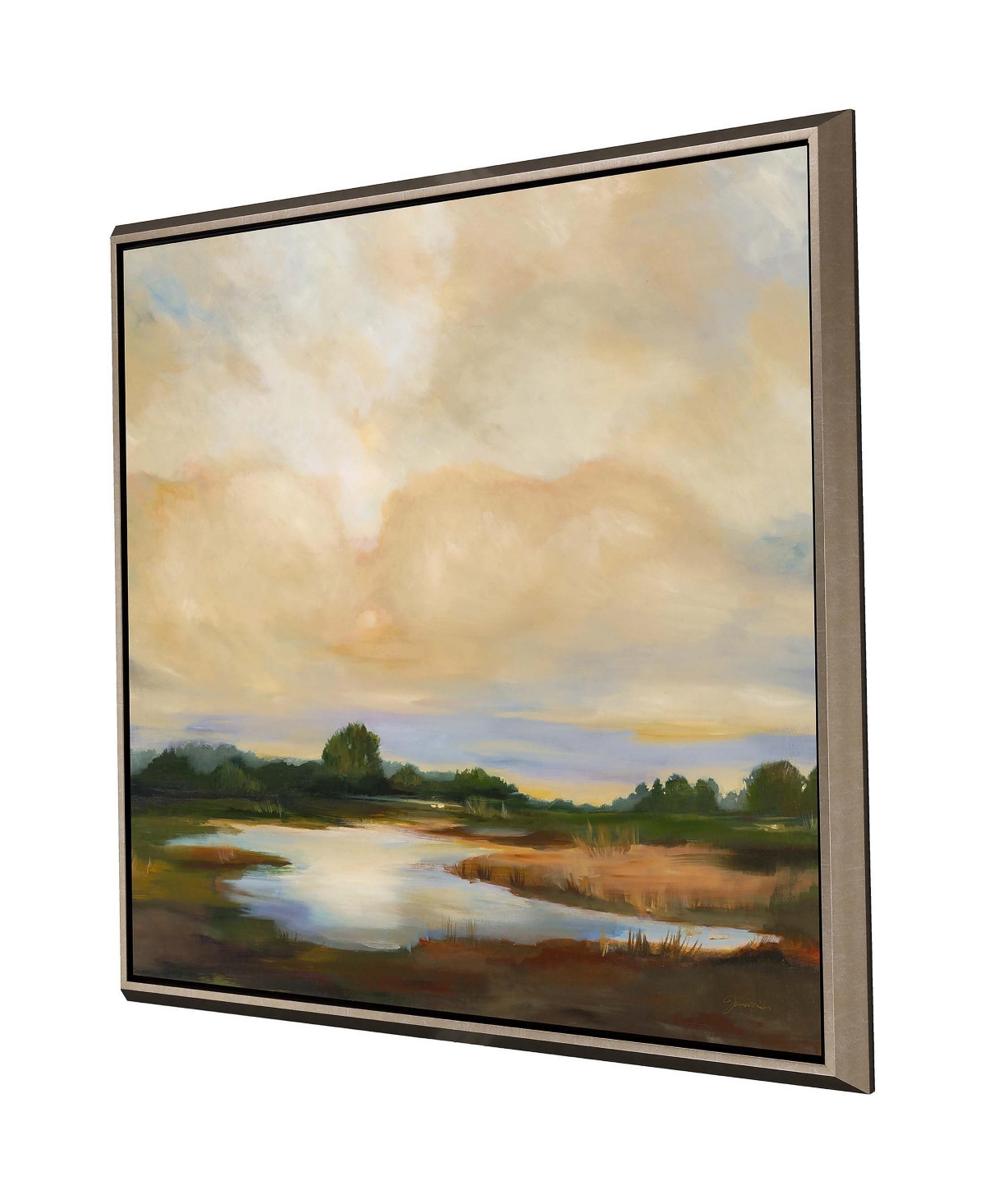 Shop Paragon Picture Gallery Sunset Hues Canvas In Green