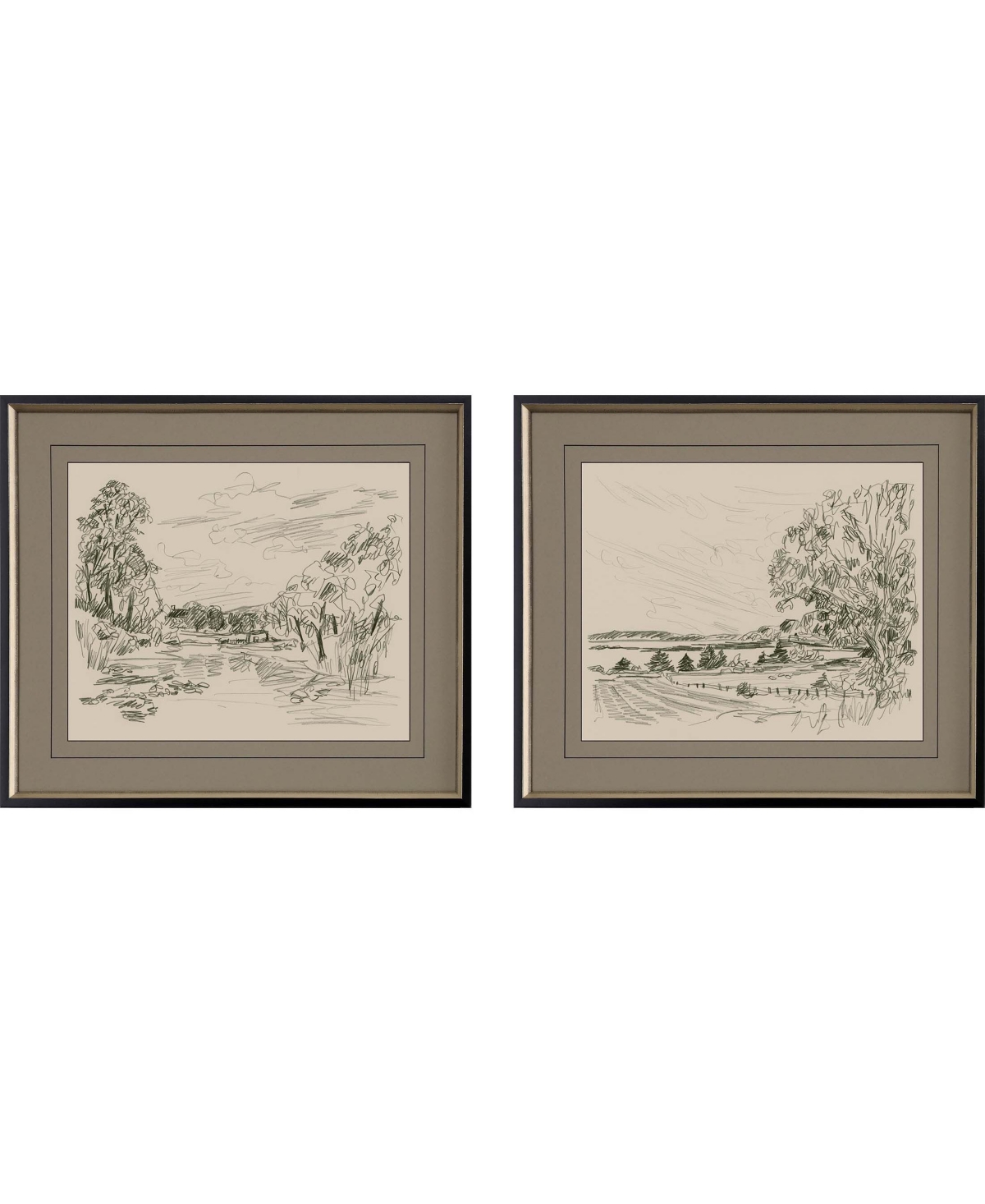 Paragon Picture Gallery Sepia Scenes Ii Framed Art, Set Of 2