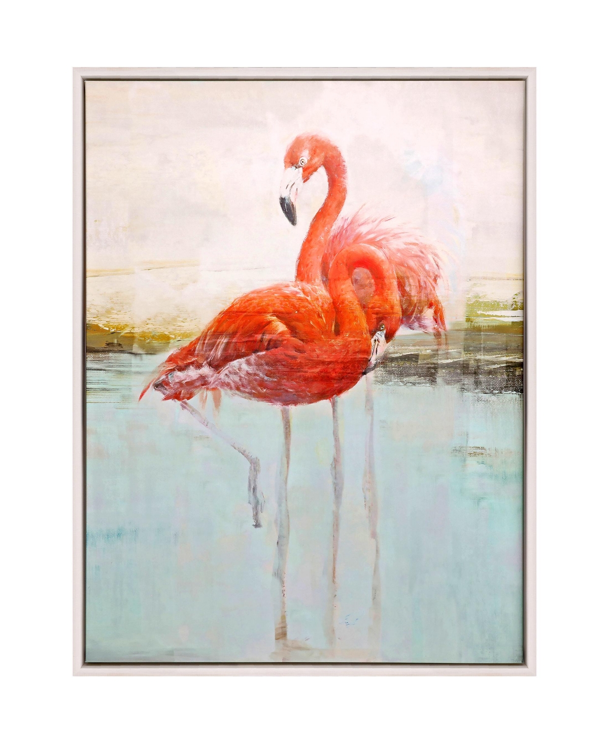 Paragon Picture Gallery Wading Flamingo I Canvas In Pink