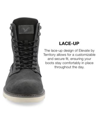 Men's Elevate Tru Comfort Foam Plain Toe Lace-up Ankle Boots