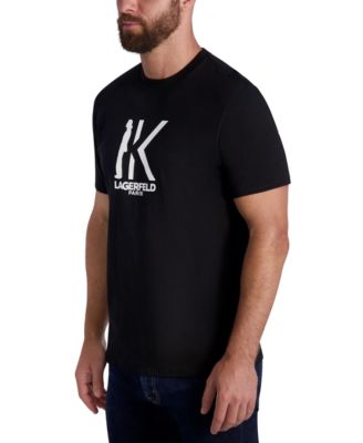 Men's Slim Fit Short Sleeve Standing Karl Logo T-Shirt, Created for Macy's