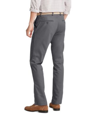 Men's Signature Slim Fit Iron Free Khaki Pants with Stain Defender