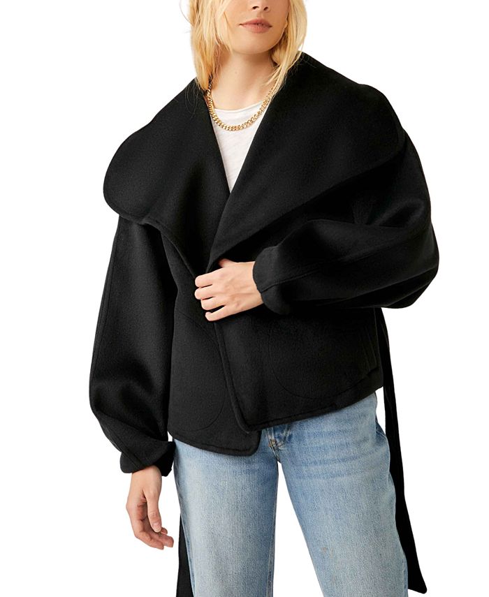 Free People Women s Mina Long Sleeve Tie Waist Jacket Macy s