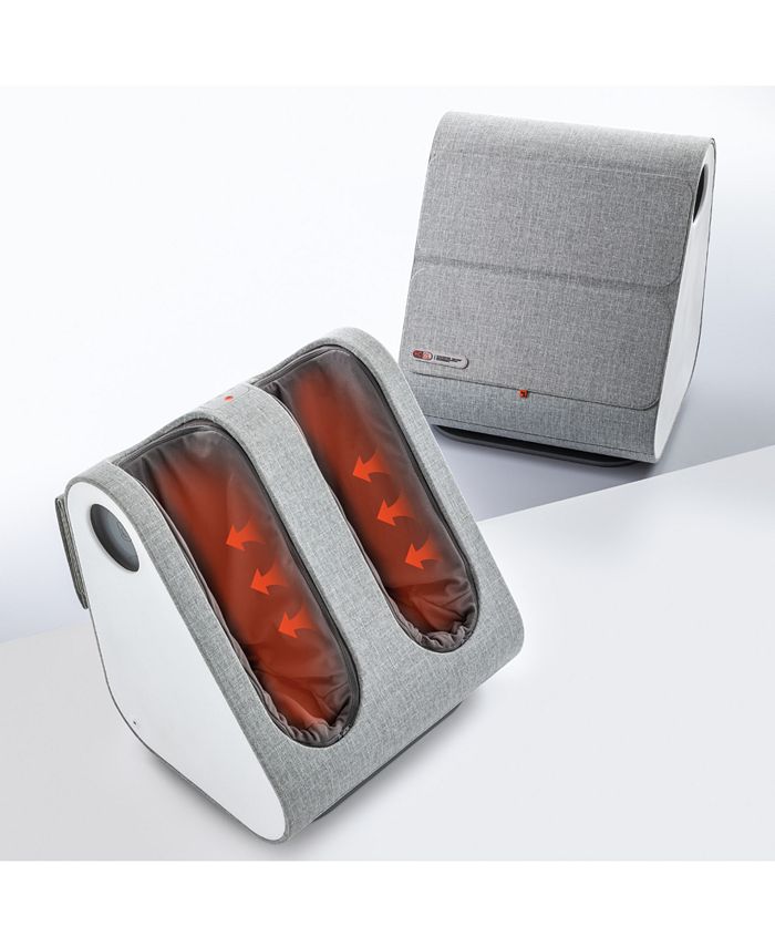 Sharper Image Shiatsu Heated Foot and Calf Massager - Macy's