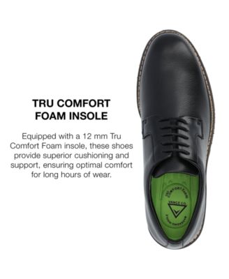 Men's Martin True Comfort Foam Plain Toe Lace-Up Derby Shoes