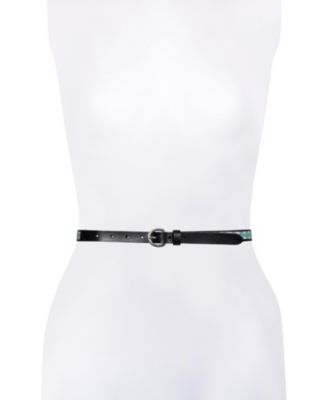 Women's 20mm Beaded Leather Belt