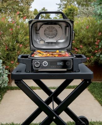 Wood Fire Collapsible Outdoor Grill Stand, Made for Ninja Wood Fire Grills, XSKSTAND