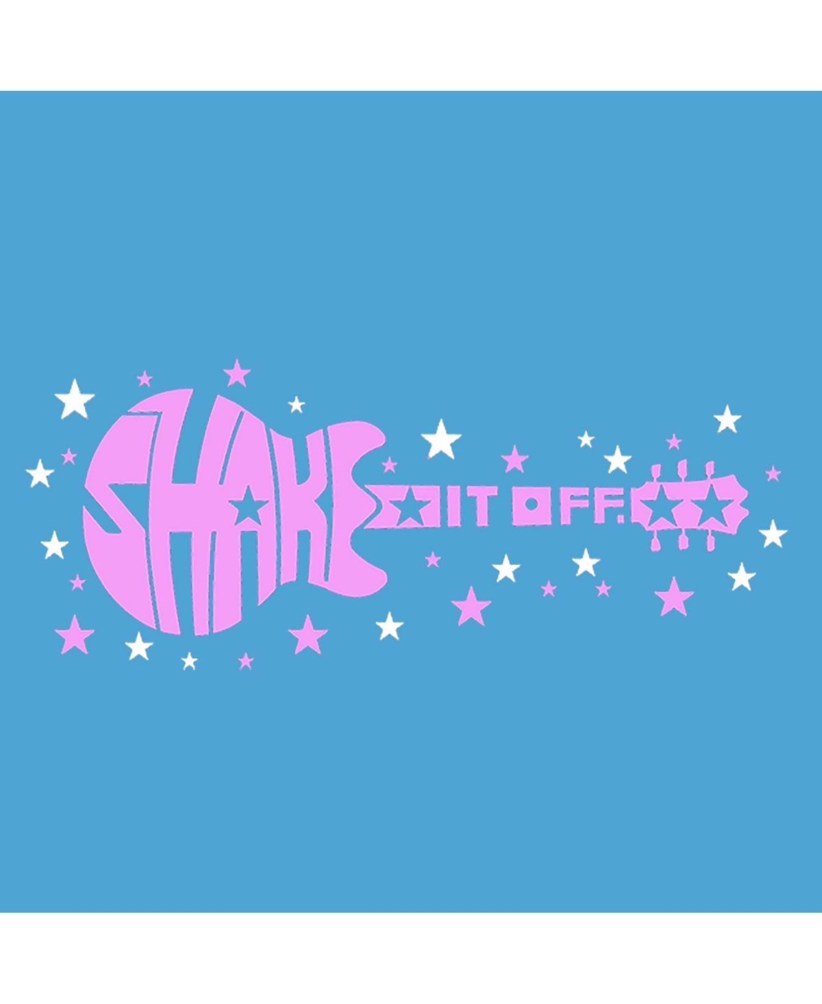 Shake it Off - Girl's Child Word Art T-Shirt