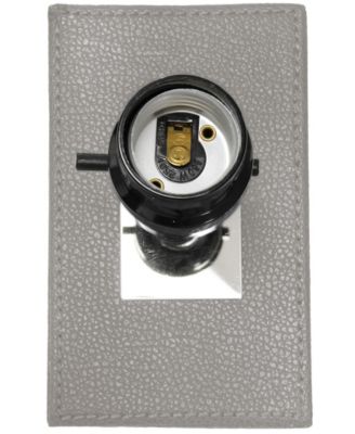 Lalia Home Lexington 21" Leather Base Modern Home D&eacute;cor Bedside Table Lamp with USB Charging Port 