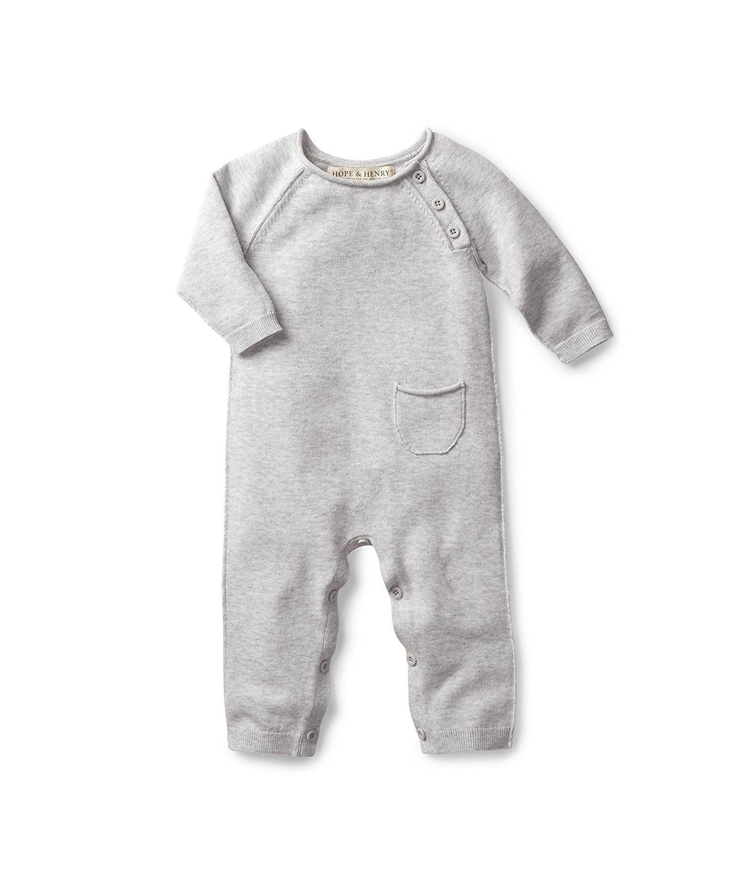 Baby Girls Hope and Henry Raglan Sweater Romper
