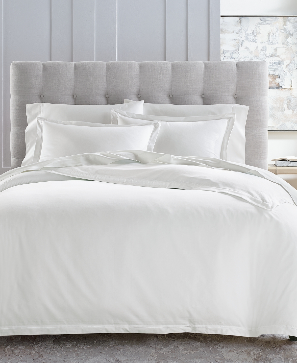 Hotel Collection 525-thread Count Egyptian Cotton 3-pc. Comforter Set, Full/queen, Exclusively At Macy's In White