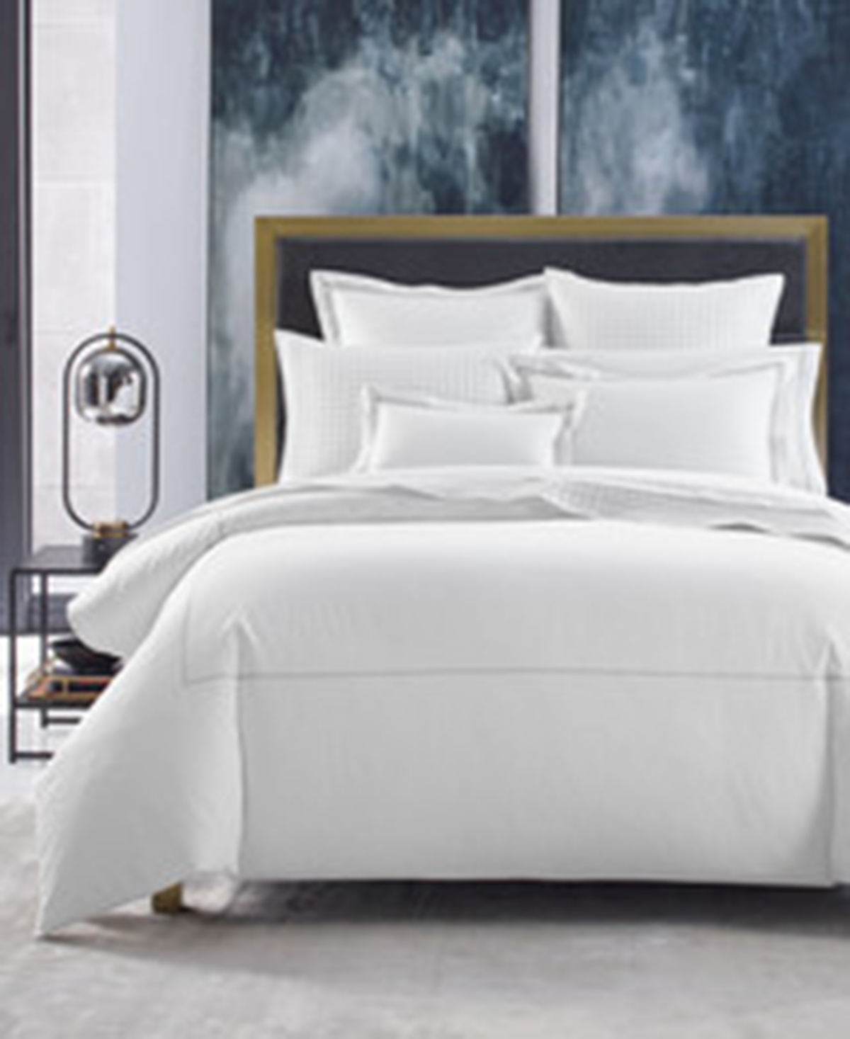 Hotel Collection Italian Percale 3-pc. Duvet Cover Set, King, Created For Macy's In Silver