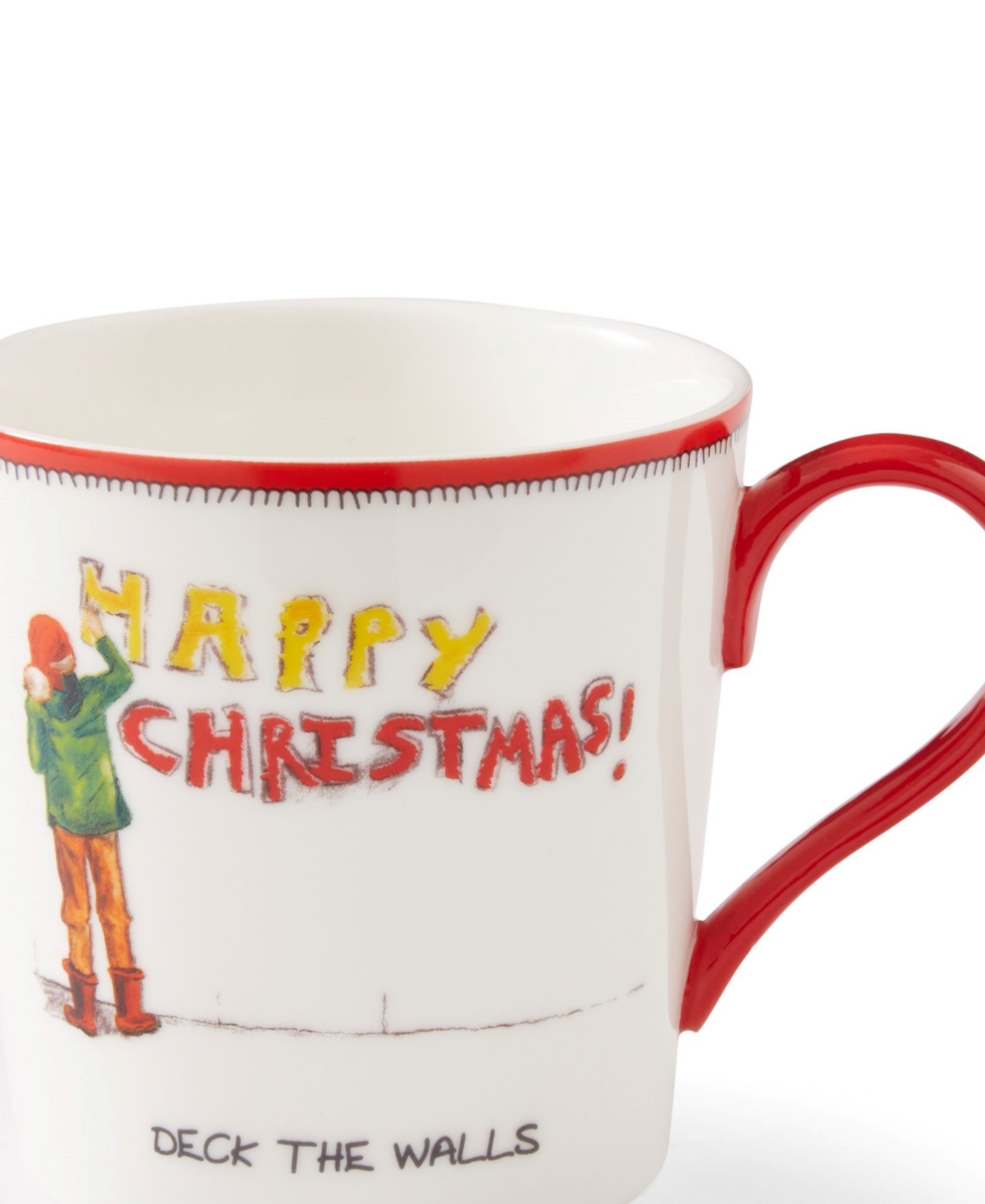 Kit Kemp for Spode Christmas Doodles Deck The Walls
