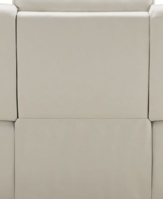 Rhodes 37.5" Top-Grain Leather Manual Recliner