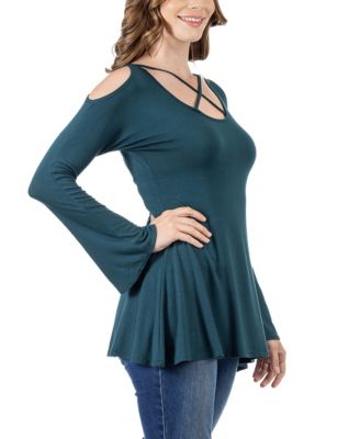 Women's Criss Cross Long Sleeve Top