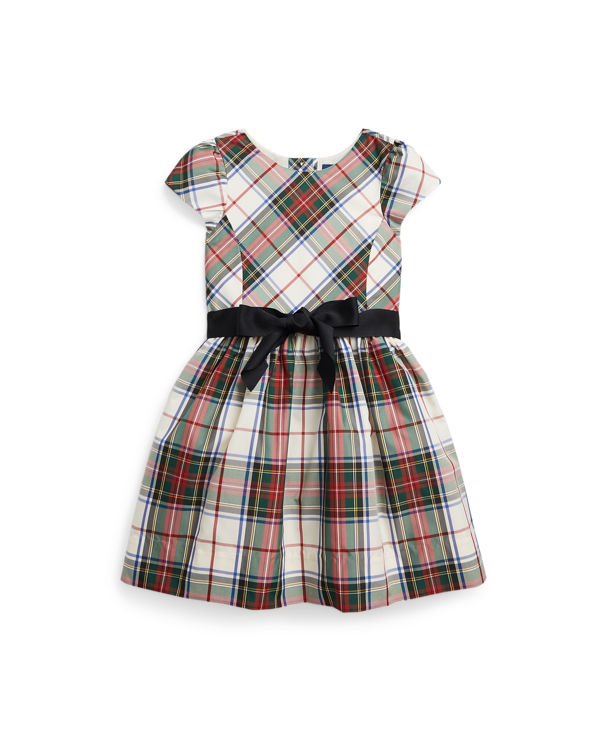POLO RALPH LAUREN TODDLER AND LITTLE GIRLS PLAID FIT-AND-FLARE DRESS