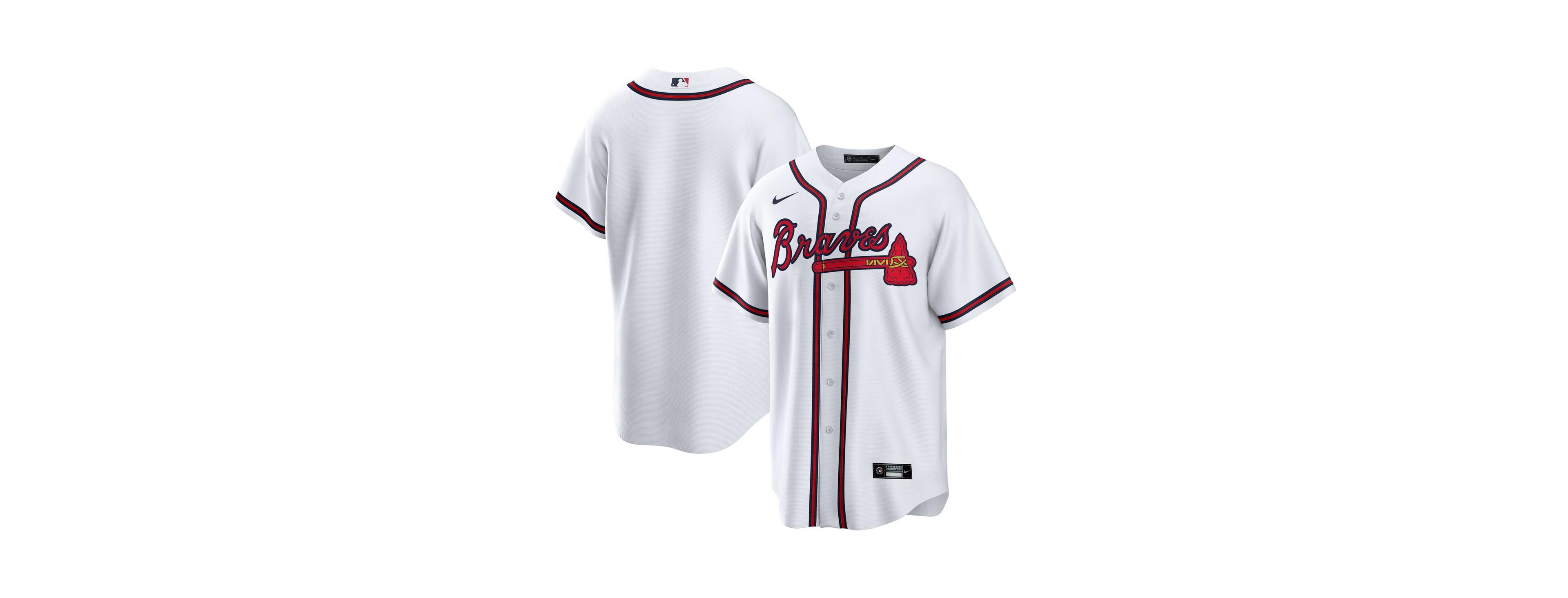 Nike Men's Atlanta Braves Official Blank Replica Jersey