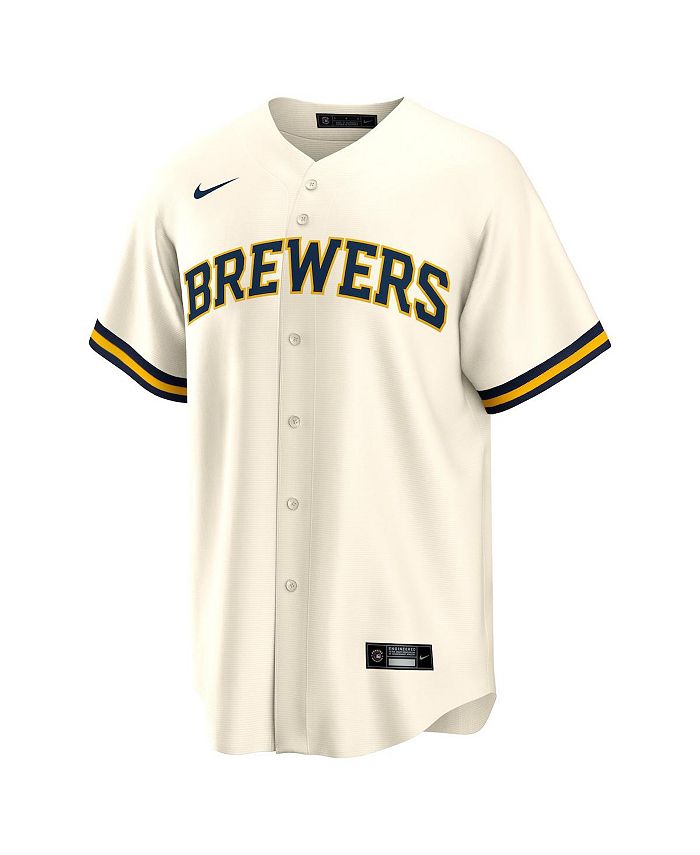 Nike Men's Christian Yelich Milwaukee Brewers Official Player Replica ...