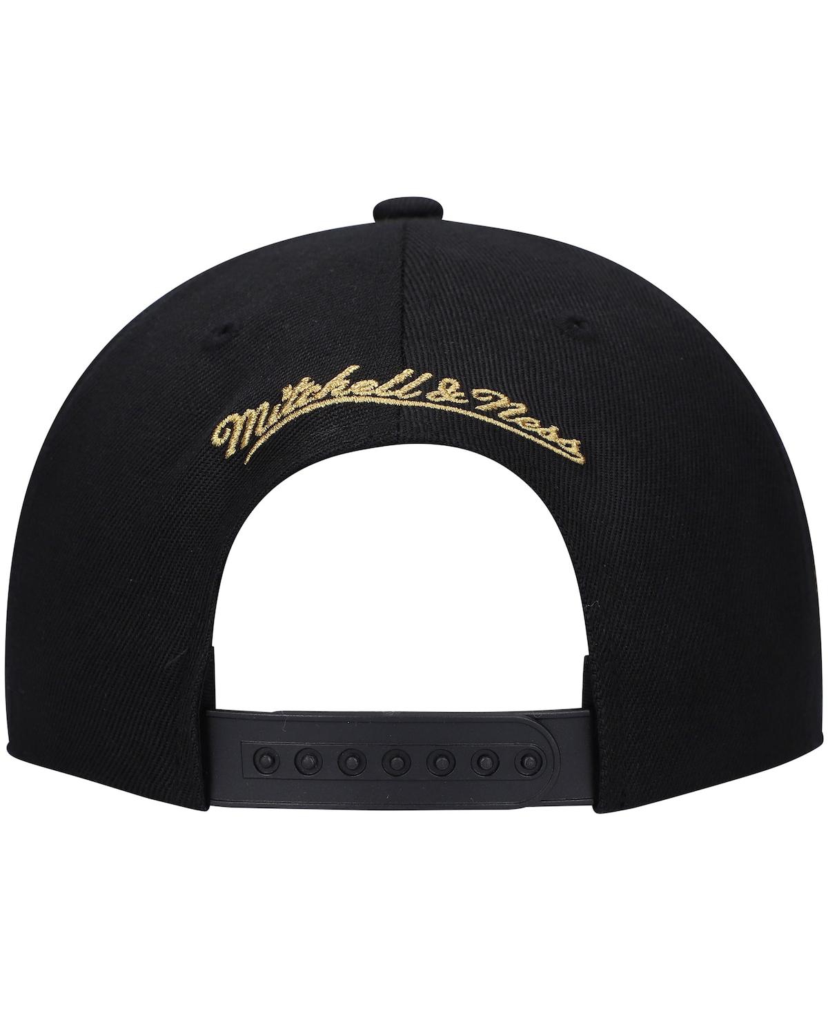 Men's Mitchell & NessChicago Bulls Nba 75th Anniversary Snapback Hat - Black