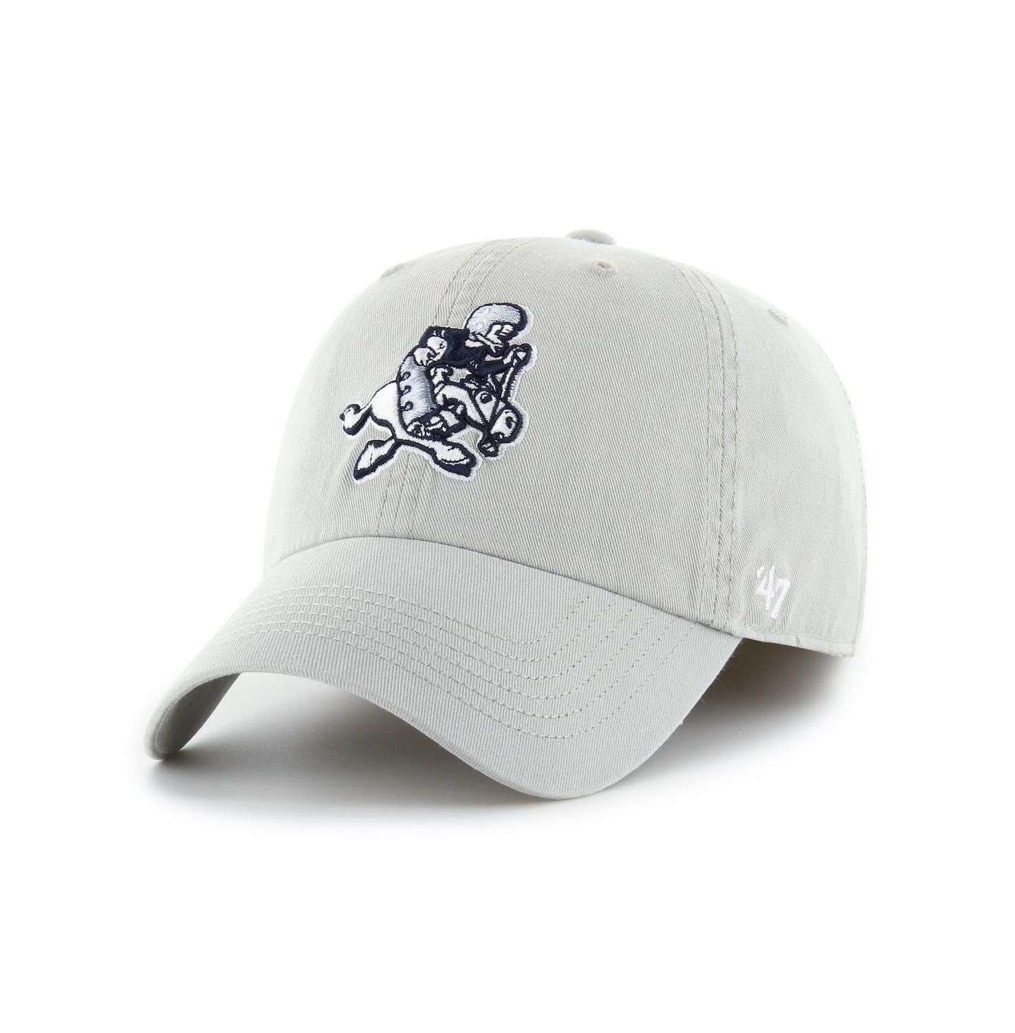 Мужская кепка '47 Brand Gray Dallas Cowboys Gridiron Classics Franchise Legacy Fitted Hat — фото 1