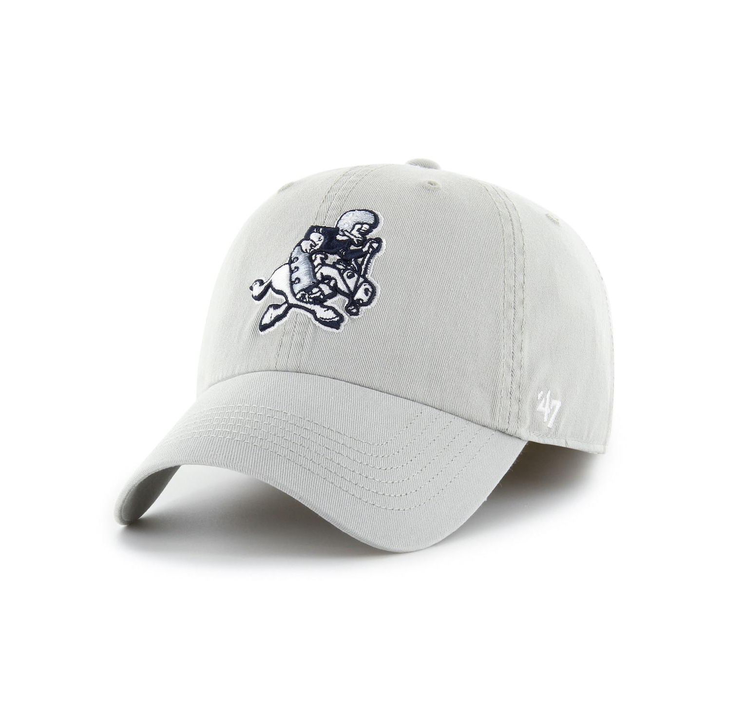 Men's Gray Dallas Cowboys Gridiron Classics Franchise Legacy Fitted Hat