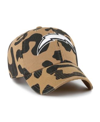 Women's Tan Los Angeles Chargers Rosette Clean Up Adjustable Hat