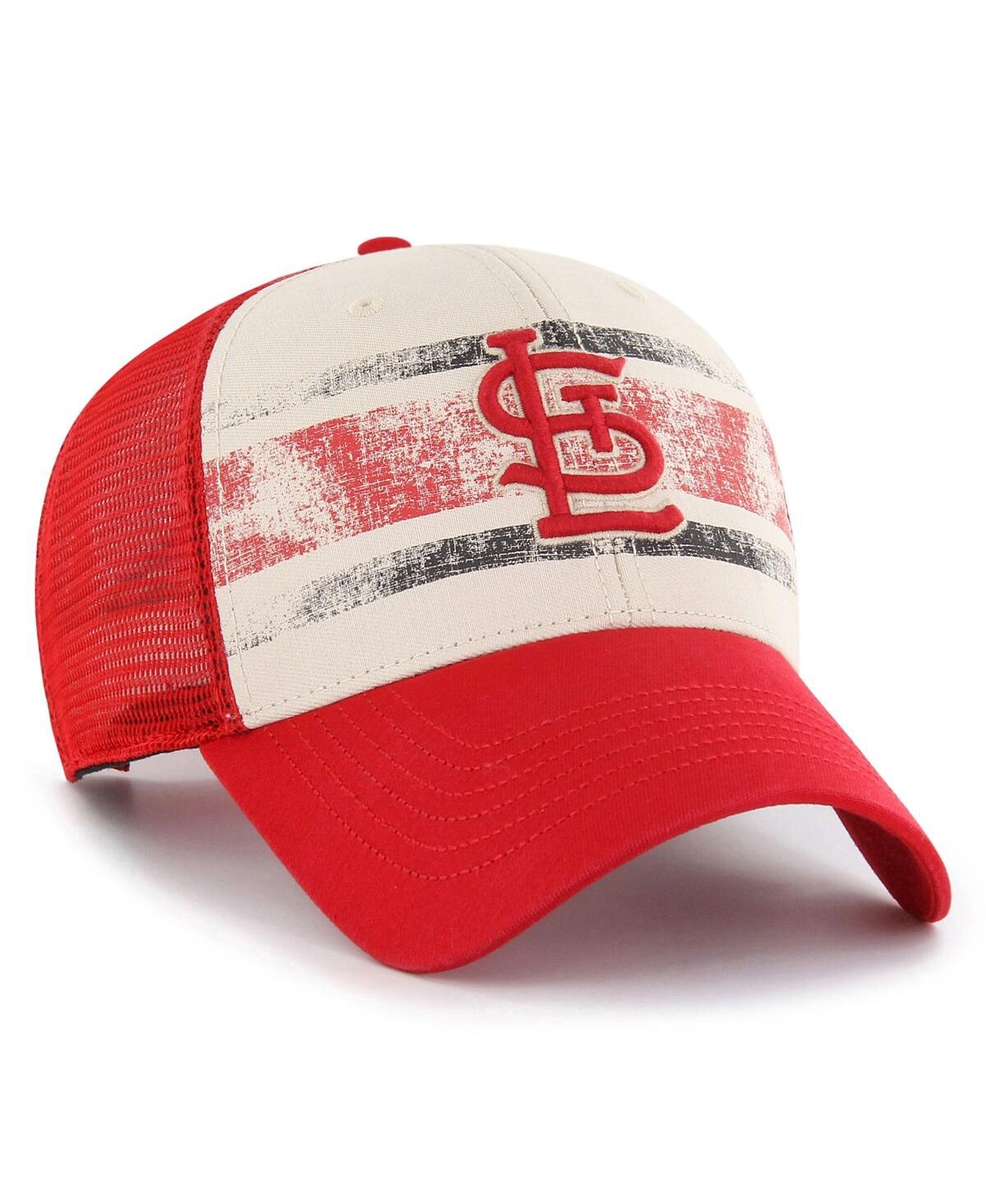 47 Brand Men's ' Red St. Louis Cardinals Breakout Mvp Trucker Adjustable Hat In Red