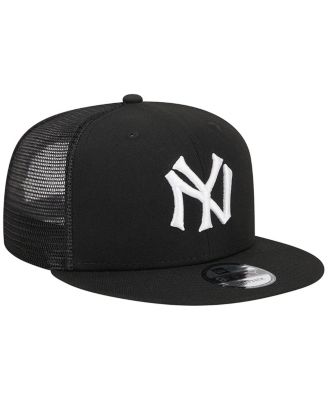 Men's Black New York Yankees Trucker 9FIFTY Snapback Hat