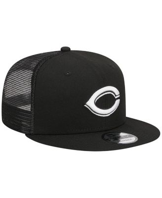 Men's Black Cincinnati Reds Trucker 9FIFTY Snapback Hat
