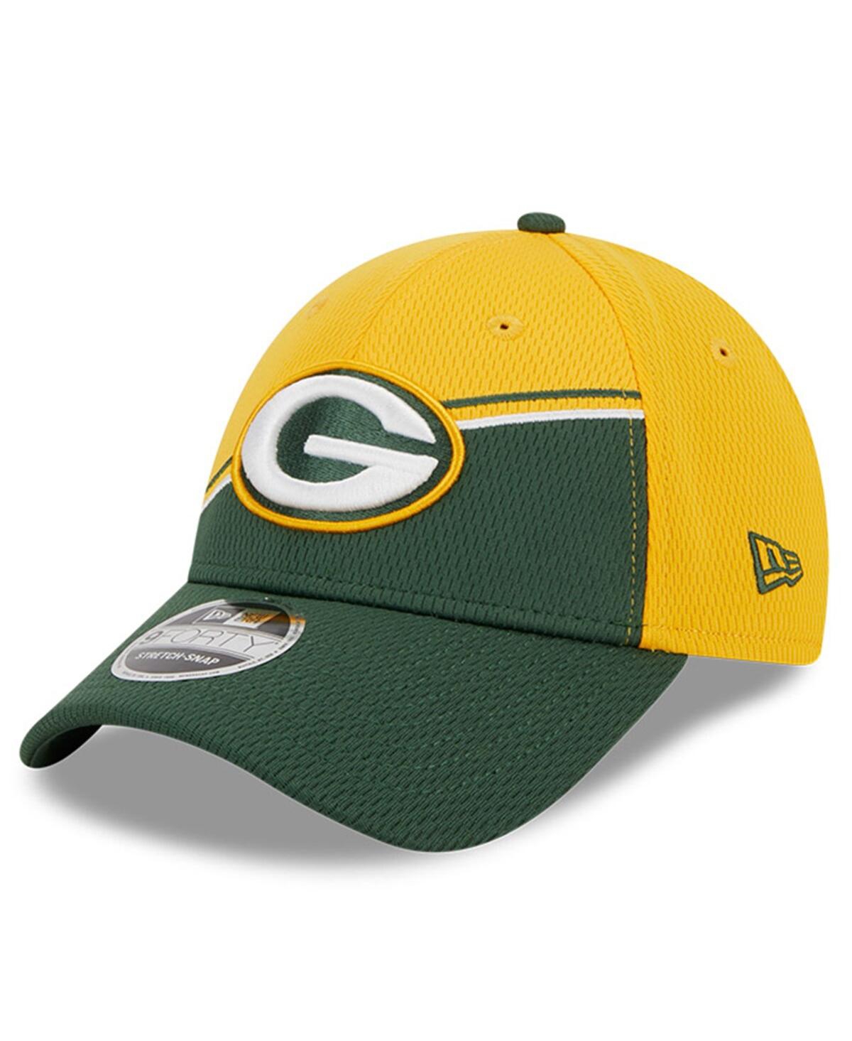 Men's New Era Green Green Bay Packers 2023 Sideline 9FORTY Adjustable Hat - Green