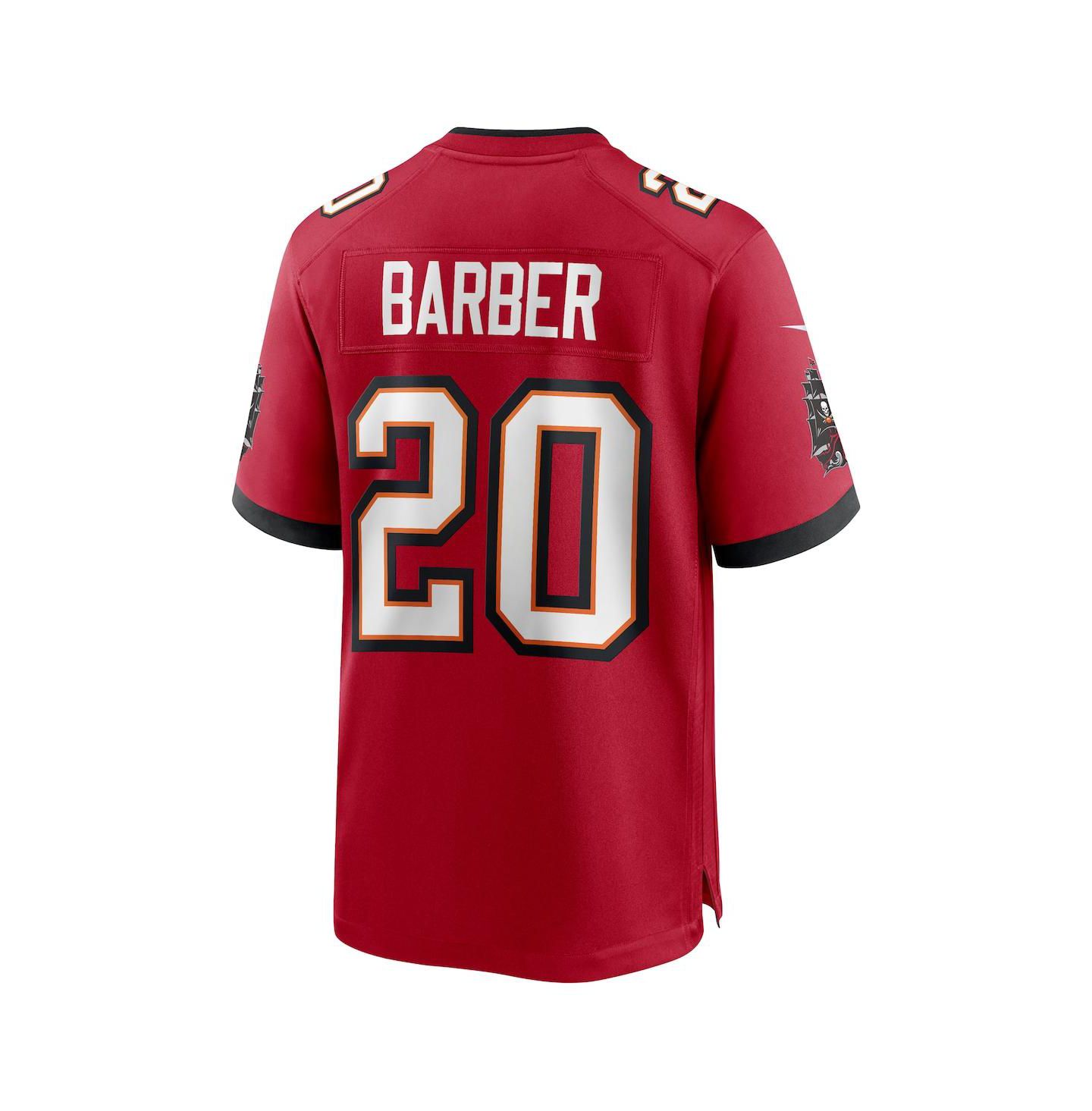 Мужской топ Nike Ronde Barber Red Tampa Bay Buccaneers Retired Player Game Jersey — фото 4