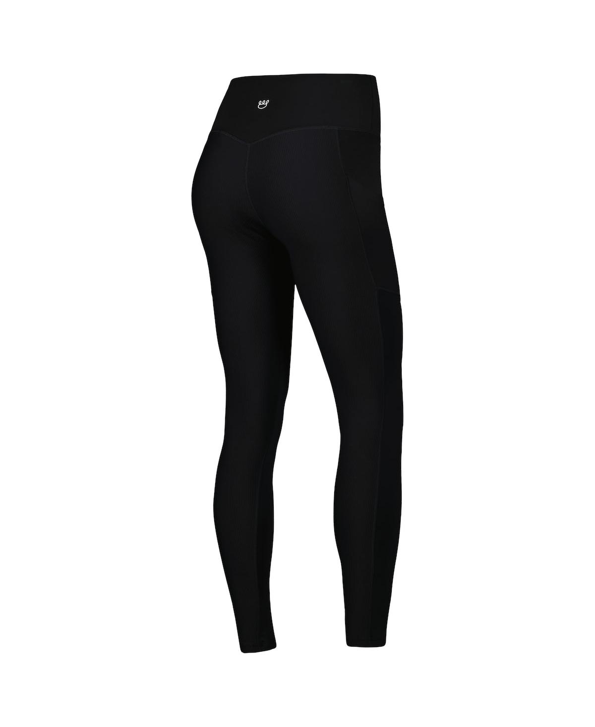 Women's KadyluxeTennessee Volunteers 7/8 Mixed Media Pocket iLeggings - Black