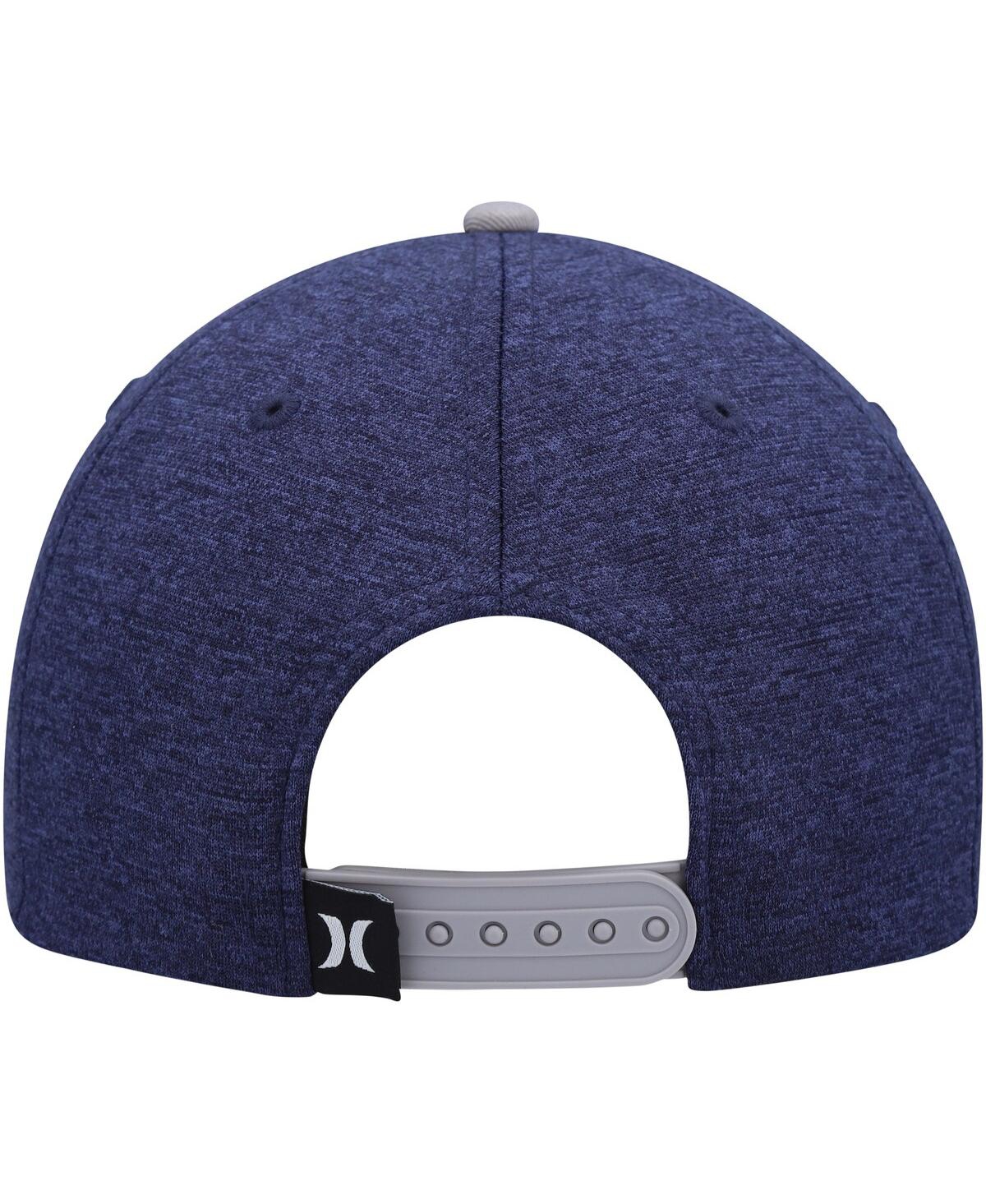 Shop Hurley Men's  Navy Mini Icon Snapback Hat