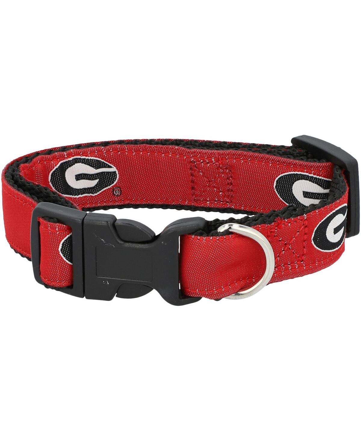 Georgia Bulldogs Narrow Dog Collar - Red