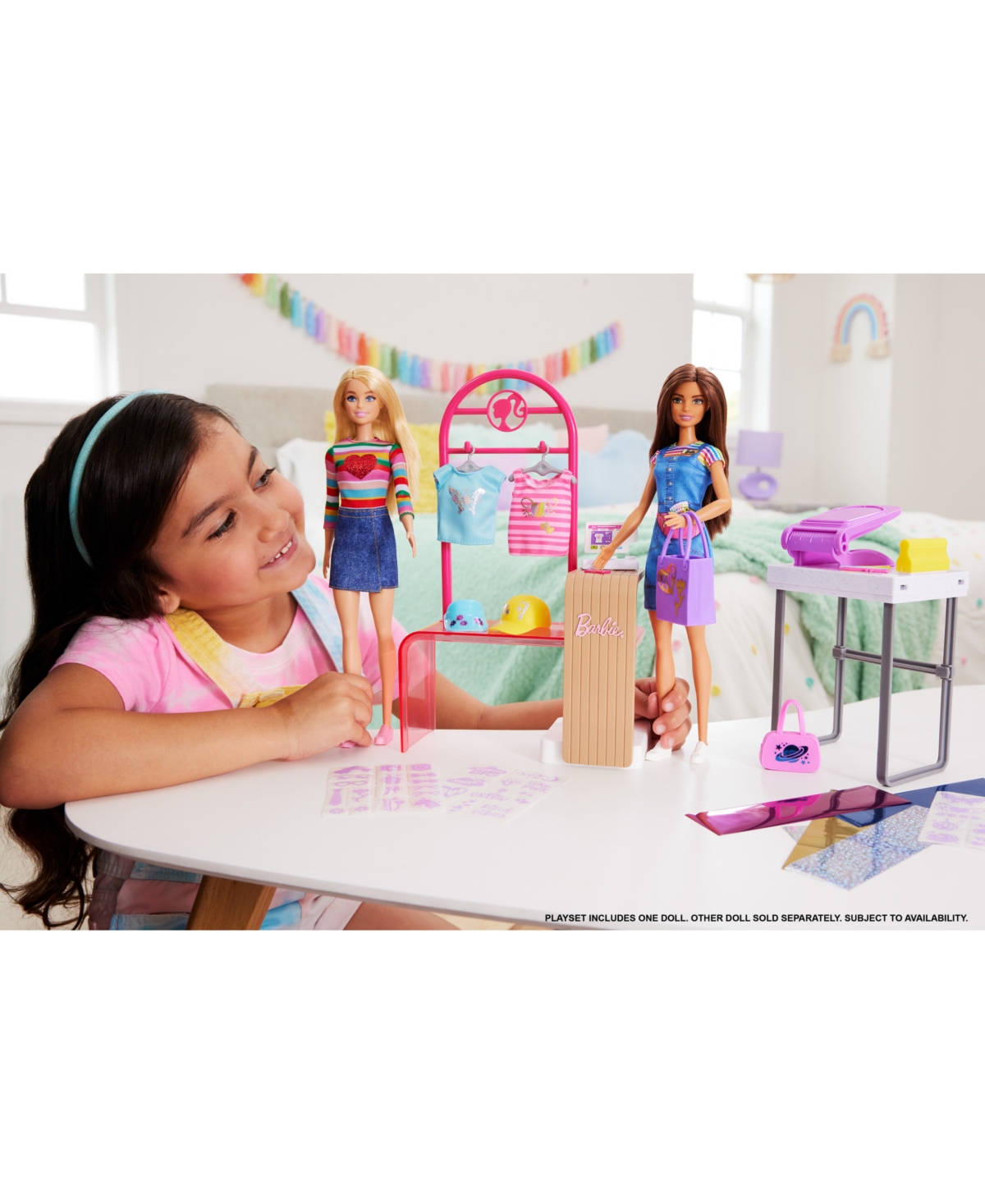 Shop Barbie Make And Sell Boutique Playset In Multi-color